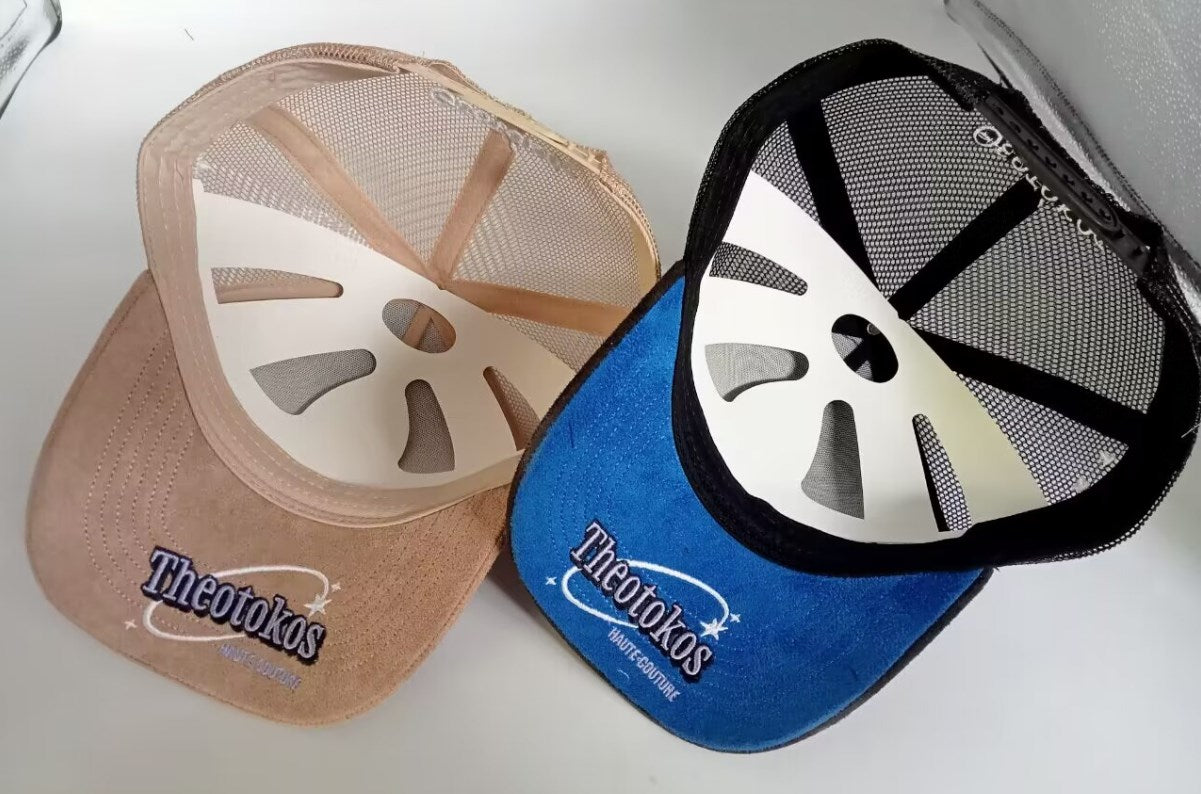 Suede and Mesh Hats (PRESALE DISCOUNT SHIPPED OUT JUNE 2ND)